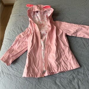 Cat & Jack Light Pink Raincoat with Ear Details